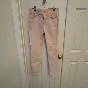 White House Black Market Pink Skinny Jeans Sz 0P